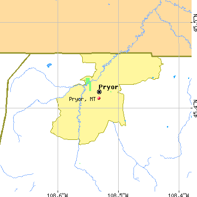 Pryor map