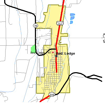 Red Lodge map