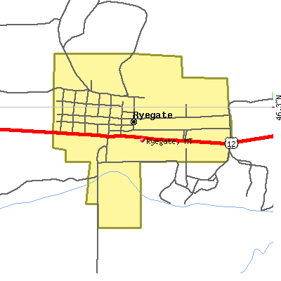 Ryegate map