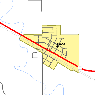 Saco map