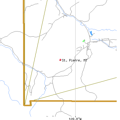 St. Pierre map