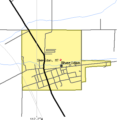 Sheridan map