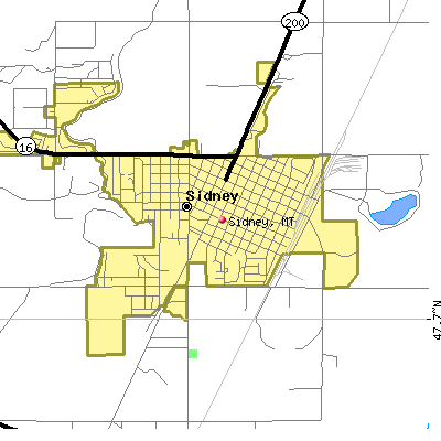 Sidney map