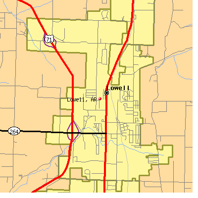 Lowell map