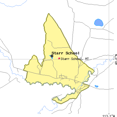 Starr School map