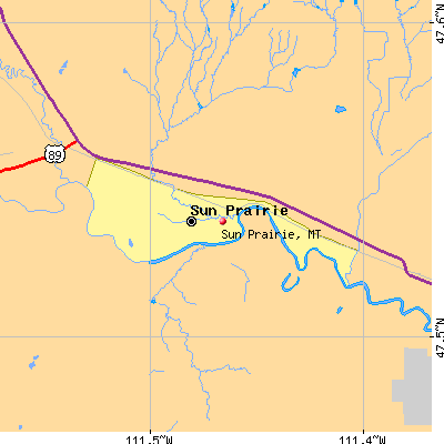 Sun Prairie map