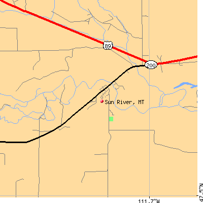 Sun River map