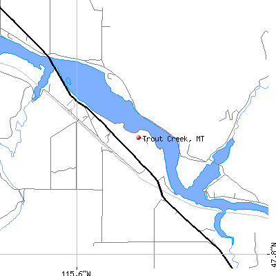 Trout Creek map