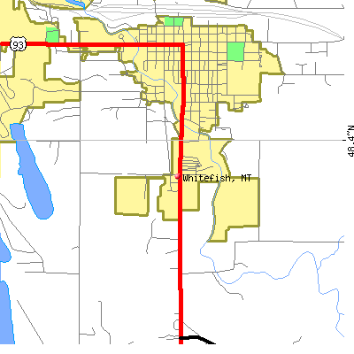 Whitefish map
