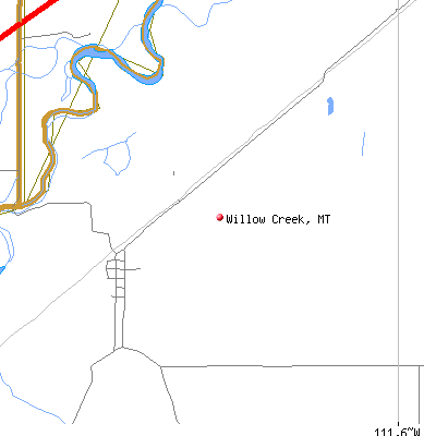 Willow Creek map