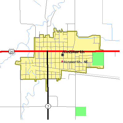 Ainsworth map
