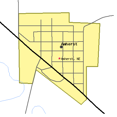 Amherst map