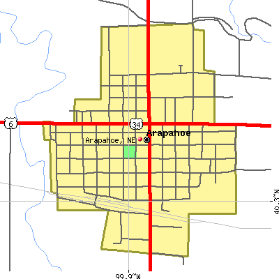Arapahoe map