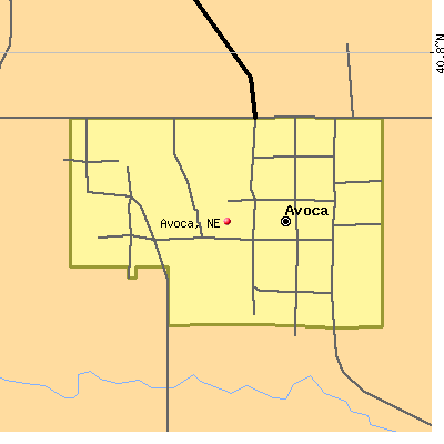 Avoca map