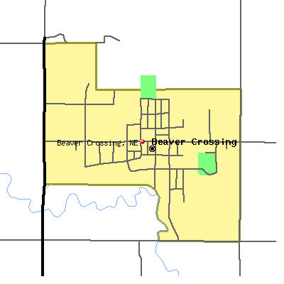 Beaver Crossing map