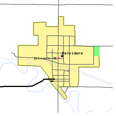 Belvidere map