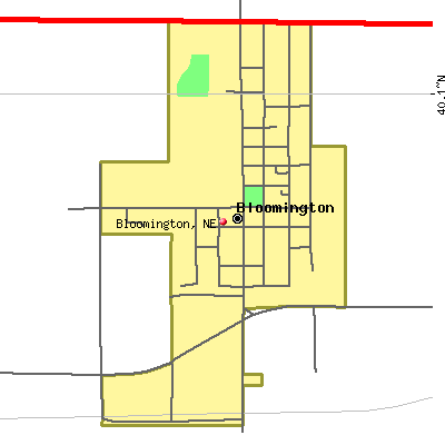 Bloomington map