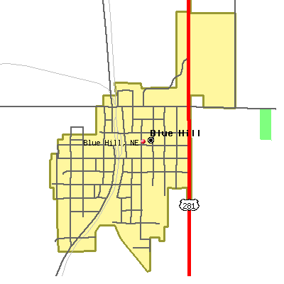 Blue Hill map