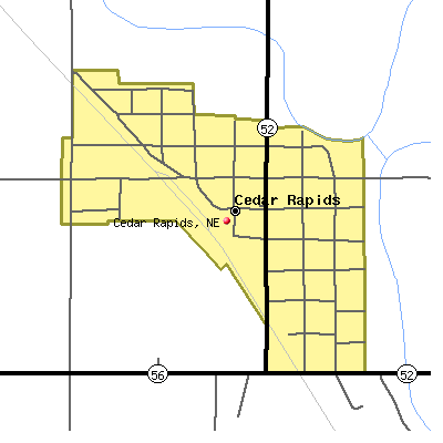 Cedar Rapids map