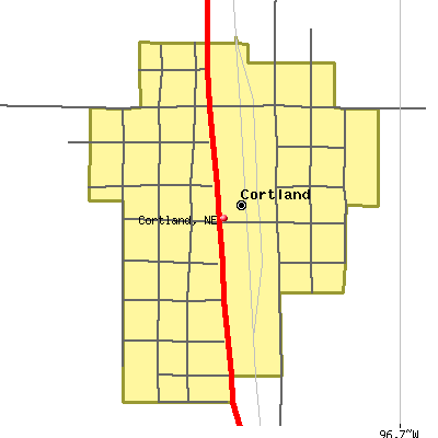 Cortland map