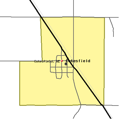 Cotesfield map