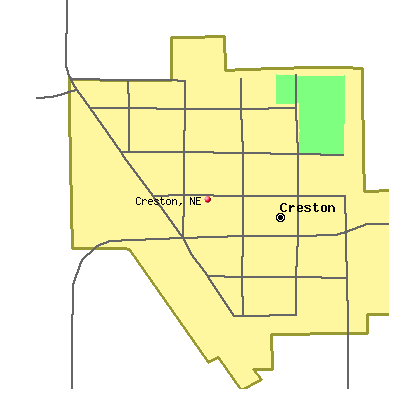 Creston map