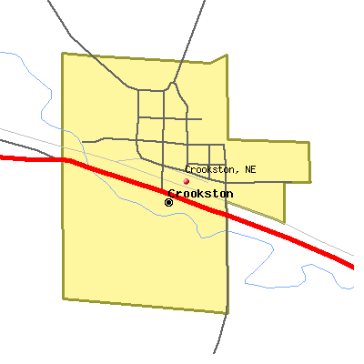 Crookston map