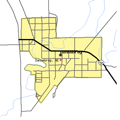 Dannebrog map