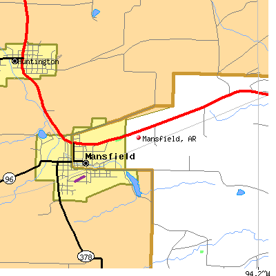 Mansfield map