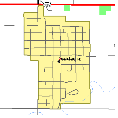 Deshler map