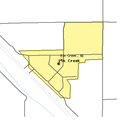 Elk Creek map