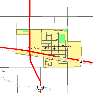Elm Creek map