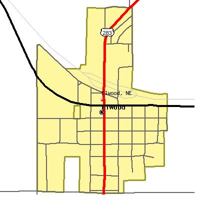 Elwood map