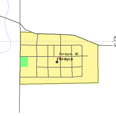 Fordyce map