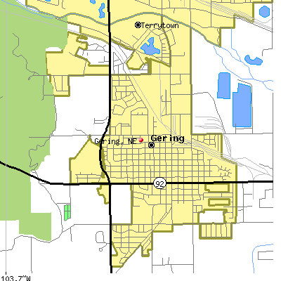 Gering map