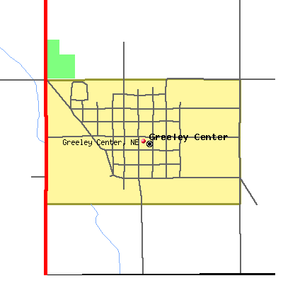 Greeley Center map