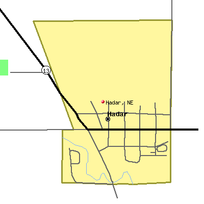 Hadar map