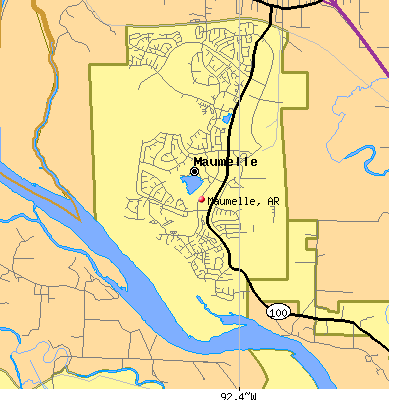 Maumelle map