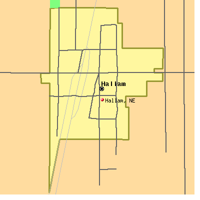 Hallam map