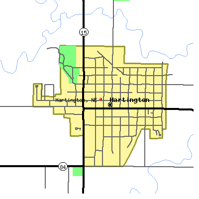 Hartington map