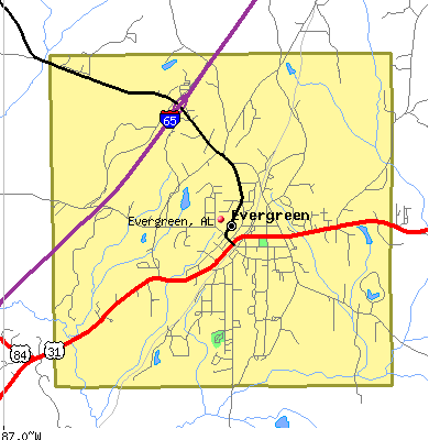 Evergreen map