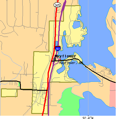 Mayflower map