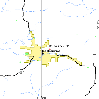Melbourne map
