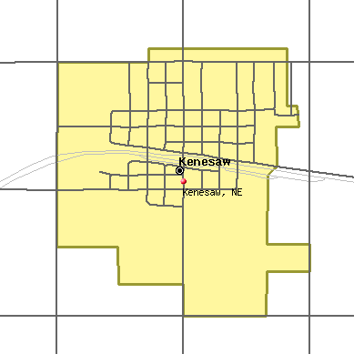 Kenesaw map