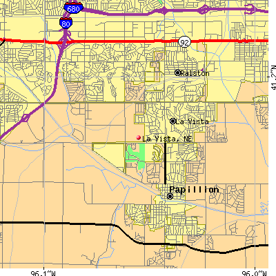 La Vista map