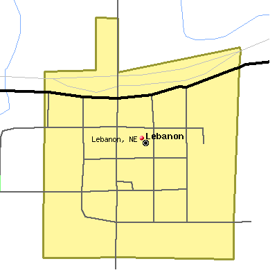 Lebanon map