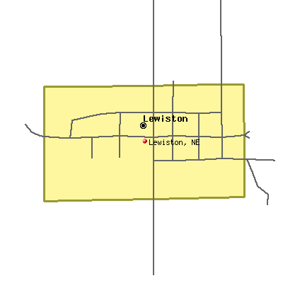 Lewiston map