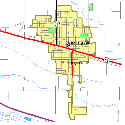 Lexington map