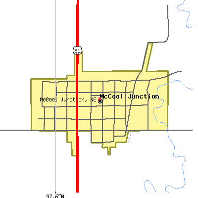 McCool Junction map