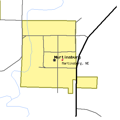 Martinsburg map